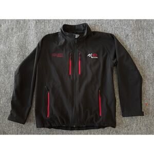 Kia Racing/ Kinetic Motorsports Men's Stormtech Full Zip Jacket Blk Red- Size XL